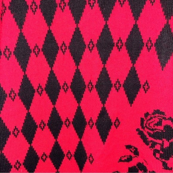 Vintage 90s Argyle Sweater From Sweater Exchange - Women’s Size Large​ - Picture 6 of 6